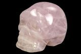 Polished Rose Quartz Crystal Skull #99603-2